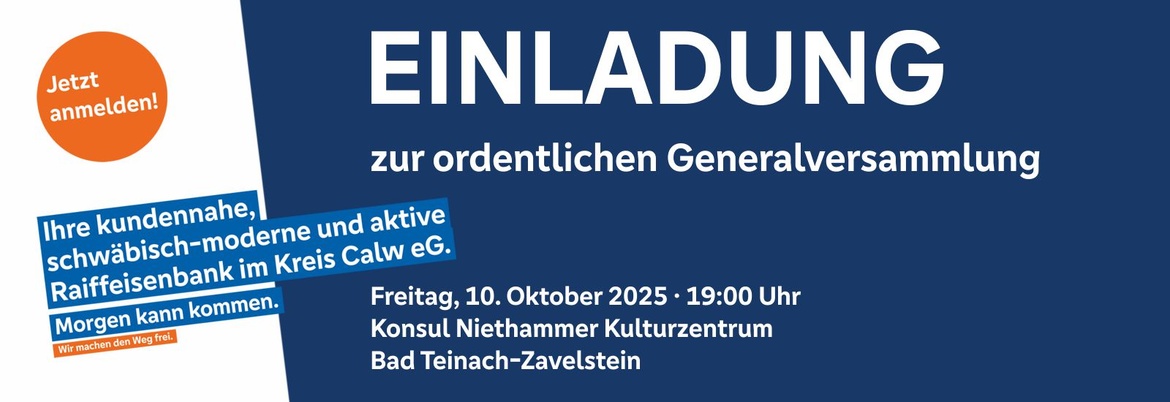 Ordentliche Generalversammlung 2025