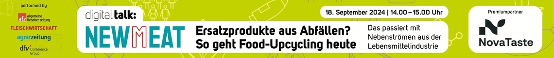 digital talk: New Meat - Ersatzprodukte aus Abfällen? So geht Food-Upcycling heute