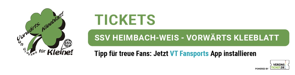 SSV Heimbach-Weis - Vorwärts Kleeblatt