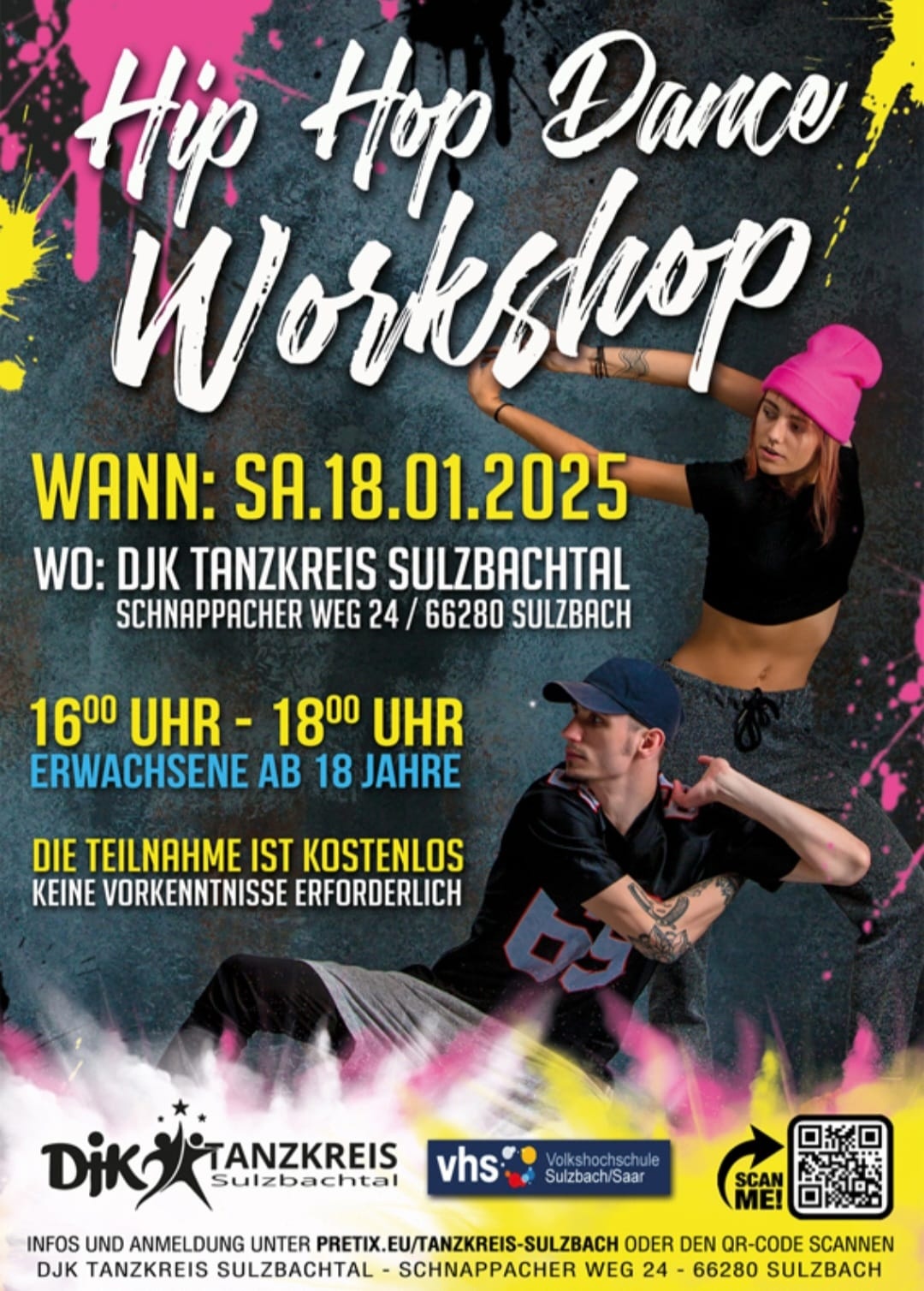 Workshop Hip Hop Dance für Erwachsene