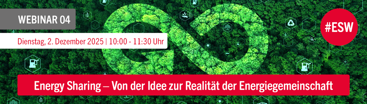 WEBINAR 04: Energy Sharing – Von der Idee zur Realität der Energiegemeinschaft