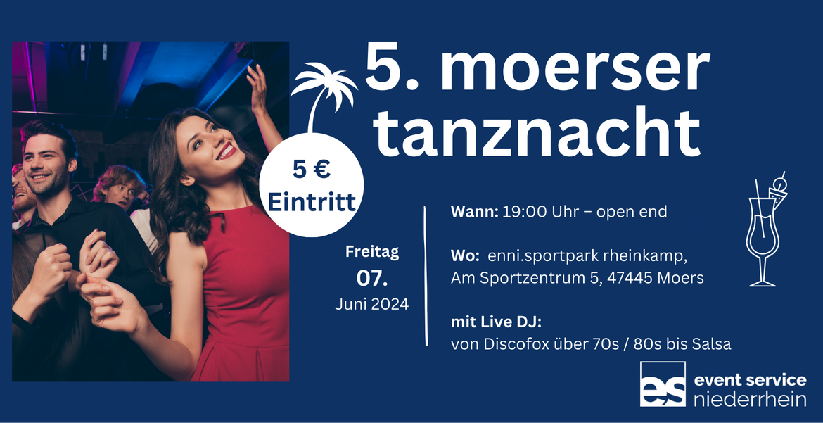 5. moerser tanznacht – Starte mit uns tanzend in den Sommer!