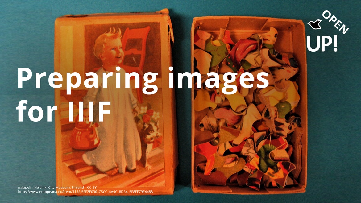 Preparing image collections in the IIIF standard for Europeana
