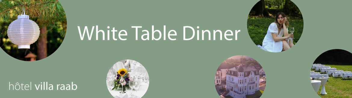 White Table Dinner