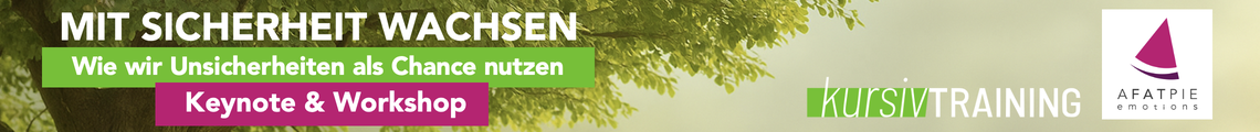 MIT SICHERHEIT WACHSEN [Keynote u. Workshop]