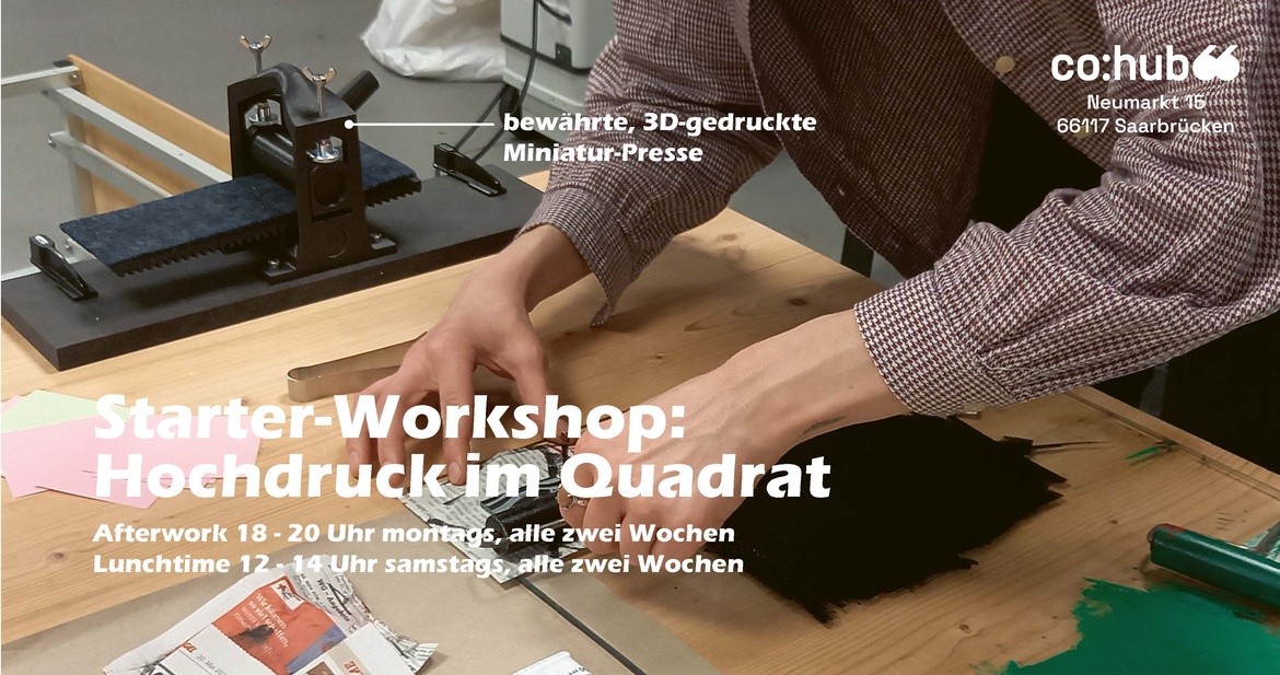 Starter Workshop: Hochdruck im Quadrat