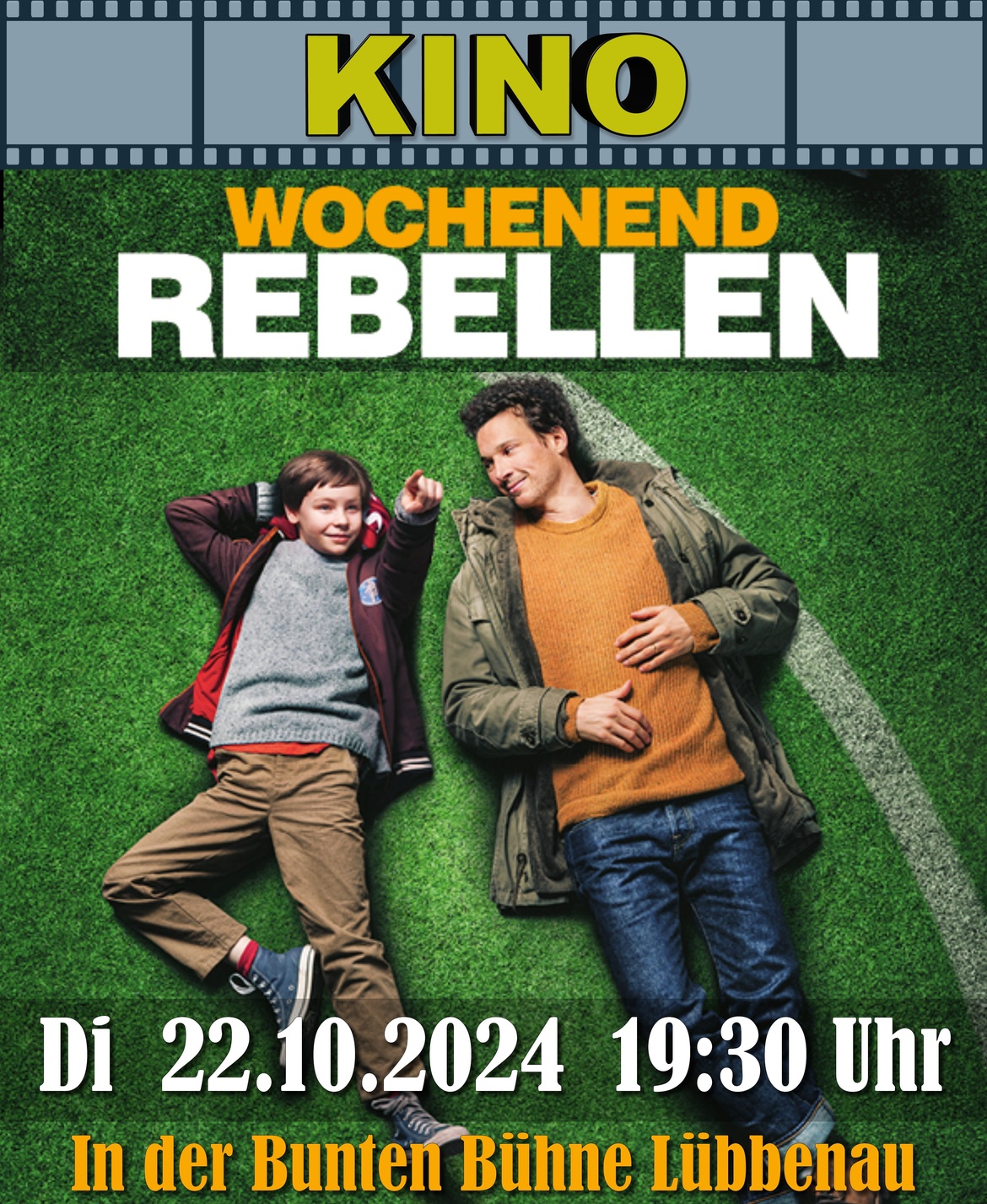 22.10. KINO in der Bunten Bühne: „Wochenendrebellen“  Ein Film von Marc Rothemund