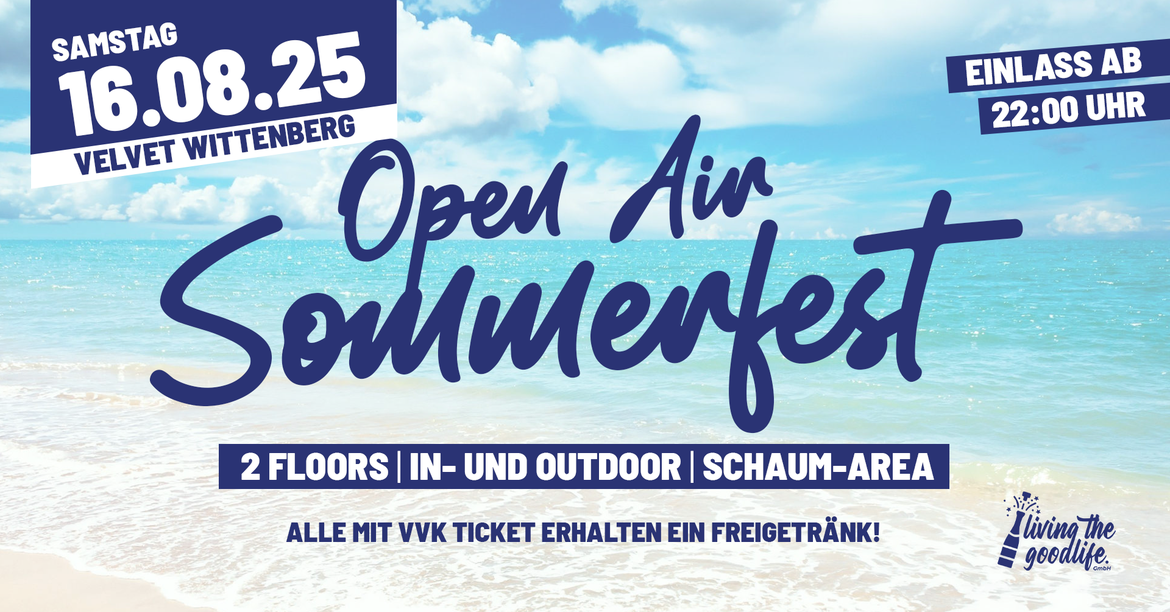 SOMMERFEST OPEN AIR I WITTENBERG I 16+
