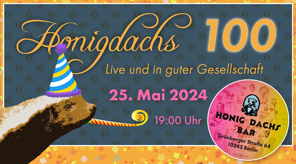 Honigdachs 100 - Live und in guter Gesellschaft