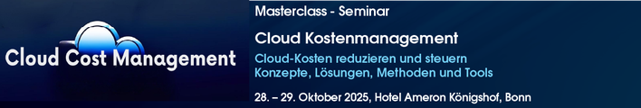 Cloud Kostenmanagement Masterclass 2025