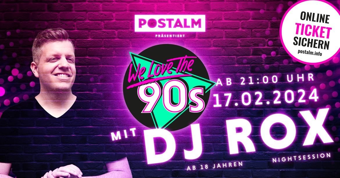 DJ ROX "WE LOVE THE 90's"