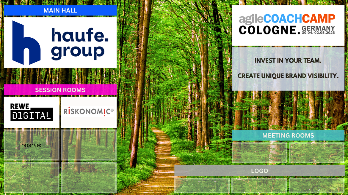 SPONSORSHIP 'agile COACH CAMP COLOGNE' (accCGN26)