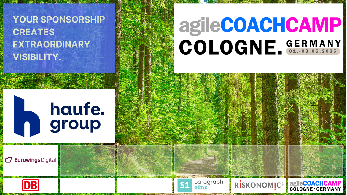 SPONSORSHIP 'agile COACH CAMP COLOGNE' (accCGN25)