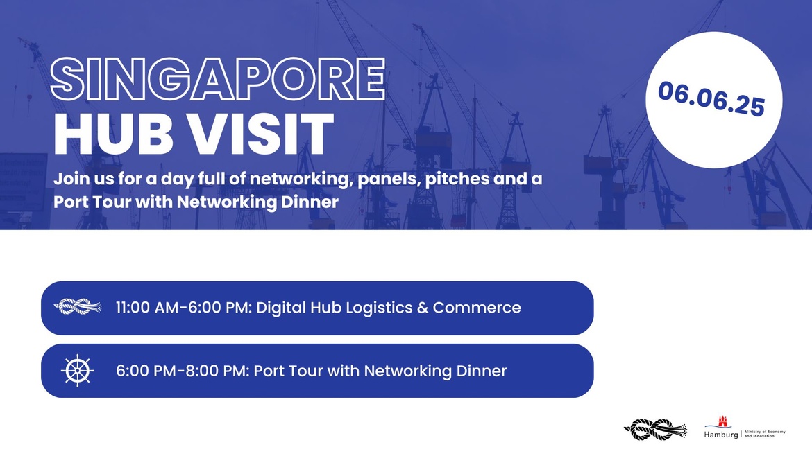 Driving Maritime Logistics Innovation and Partnership between Hamburg and Singapore (incl. Networking Dinner)