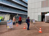 Aktion zum Europäischen Protestag für Menschen mit Behinderung bei den Maltesern - Mithilfe beim Selbsterfahrungsparcours