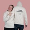 Neu! Sommerkongress: Light Hoodie offwhite- Druckfarbe schwarz