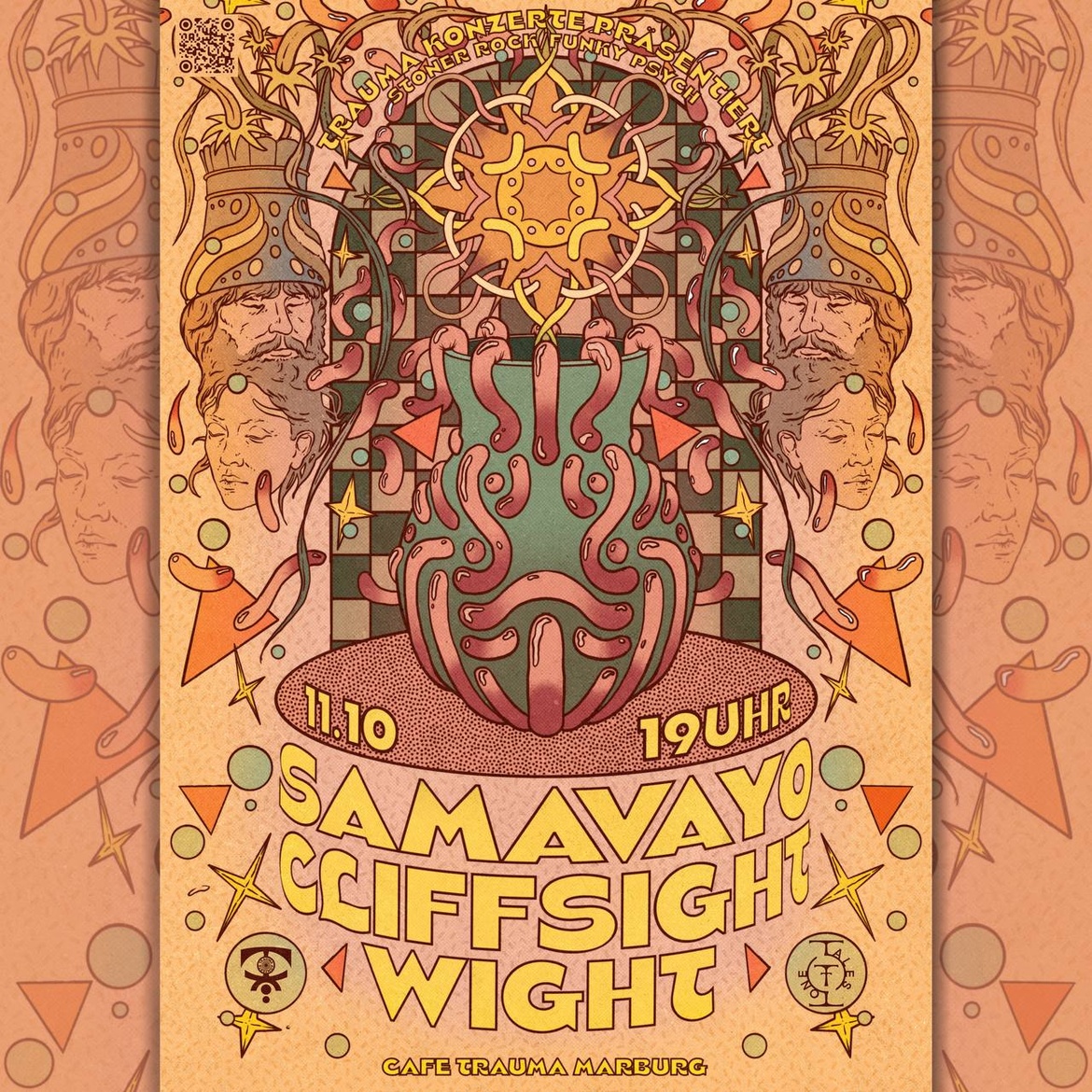 Samavayo + Wight + Cliffsight - Stoner Rock / Funky Psych live@ Trauma Marburg