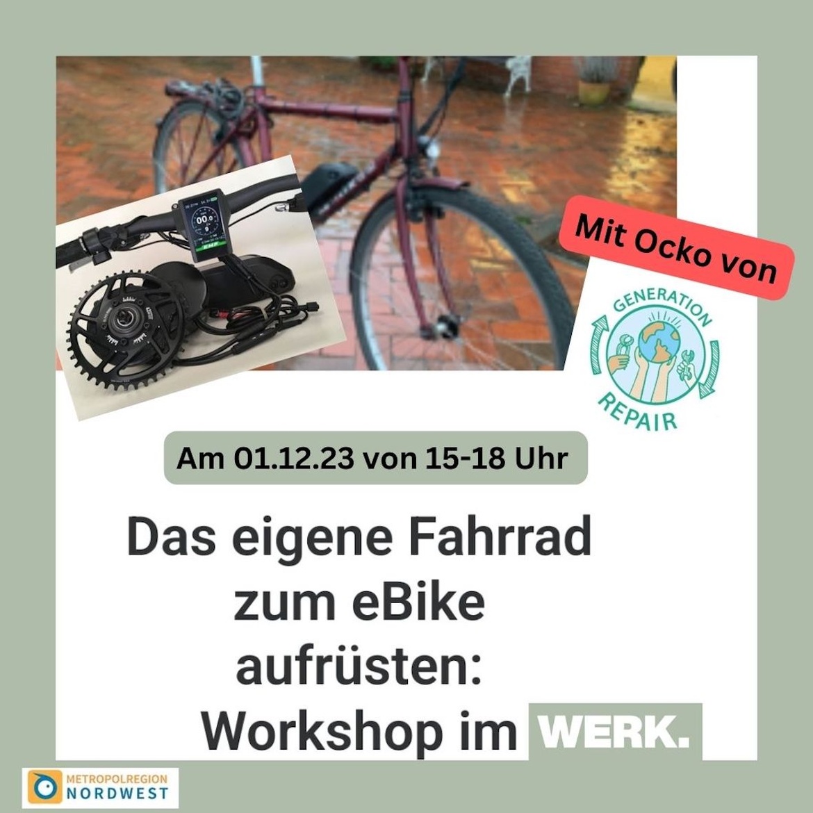 Fahrrad auf ebike umruesten - Pt1