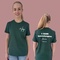 Neu! Sommerkongress Mid-Light-T-Shirt in bottlegreen - Druckfarbe weiß