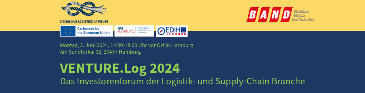 VENTURE.Log 2024 - Das Investorenforum der Logistik- und Supply-Chain Branche