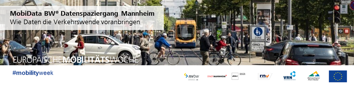 MobiData BW® Datenspaziergang Mannheim - Wie Daten die Verkehrswende voranbringen