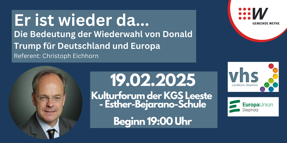 Er ist wieder da…  Die Bedeutung der Wiederwahl von Donald Trump für Deutschland und Europa