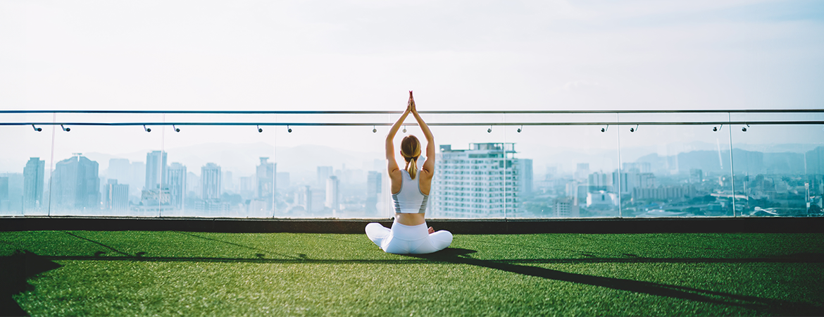 Rooftop Yoga mit vegetarischem Sektfrühstück in Ludwigsburg