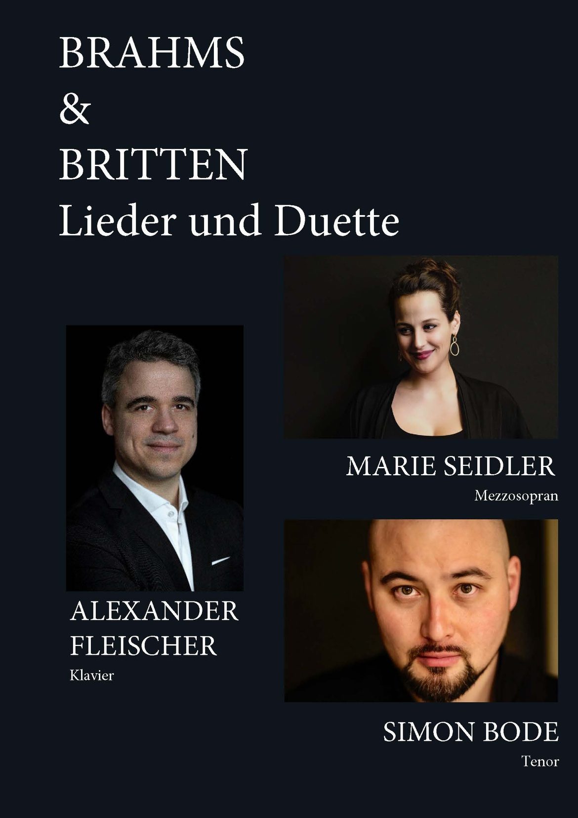 BRAHMS & BRITTEN Lieder und Duette
