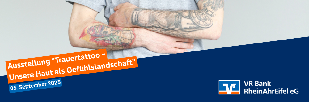 Kunstausstellung: Trauertattoo – unsere Haut als Gefühlslandschaft