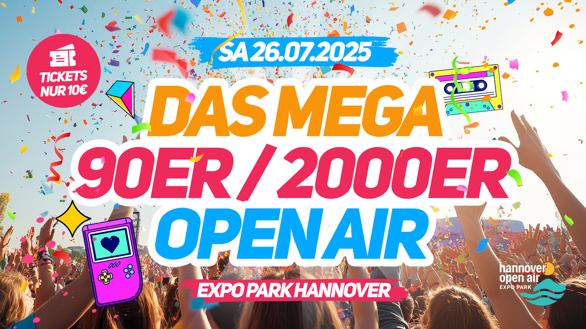 DAS MEGA 90ER/2000ER OPEN AIR
