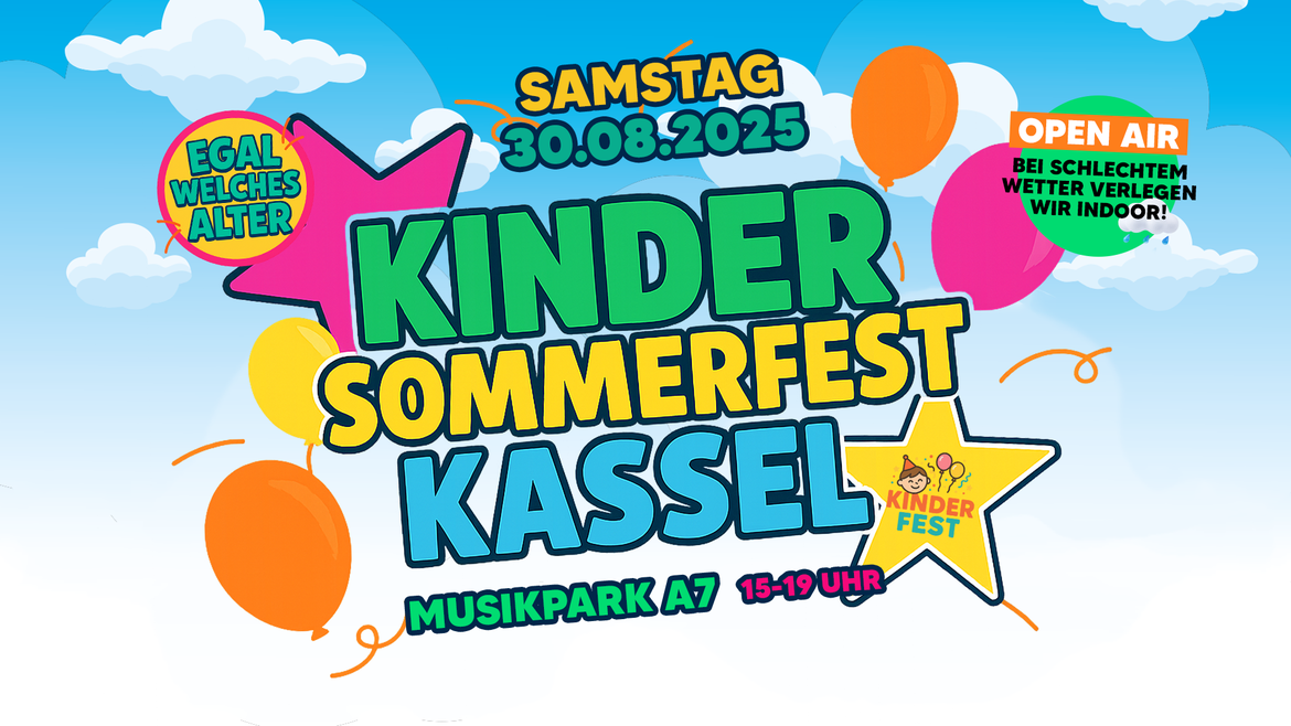 KINDER SOMMERFEST OPEN AIR I KASSEL I 30.08.25