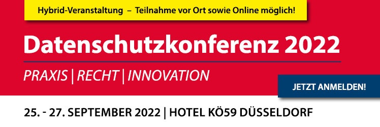 Datenschutzkonferenz 2022