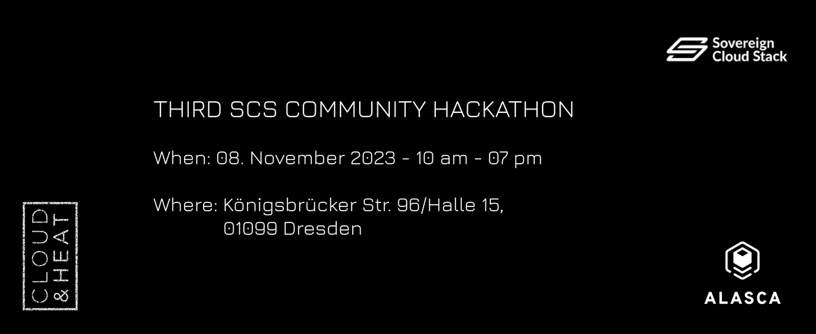 Sovereign Cloud Stack Third Community Hackathon