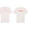 T-Shirt "Wunderbarer Mensch" in offwhite mit orangefarbigem Druck + OAMN Logo