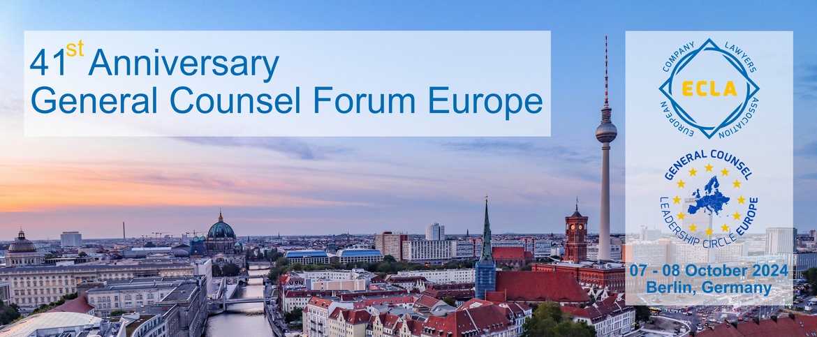 41st Anniversary General Counsel Forum Europe | Berlin