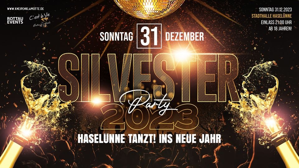 Sylvester Party 2023 - HASELÜNNE TANZT in neue Jahr