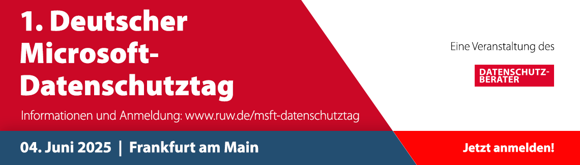 1. Deutscher Microsoft-Datenschutztag