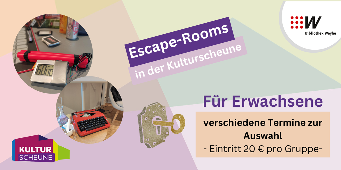Escape-Room für Erwachsene in der Kulturscheune