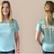 SALE: Damen OAMN Laufshirt türkis mit "Ohne Alkohol mit Nathalie Print" vorne und hinten