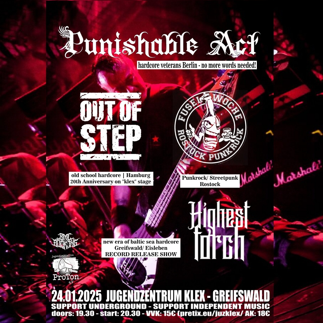 Punishable Act, Out of Step, Highest Torch, Fuselwoche