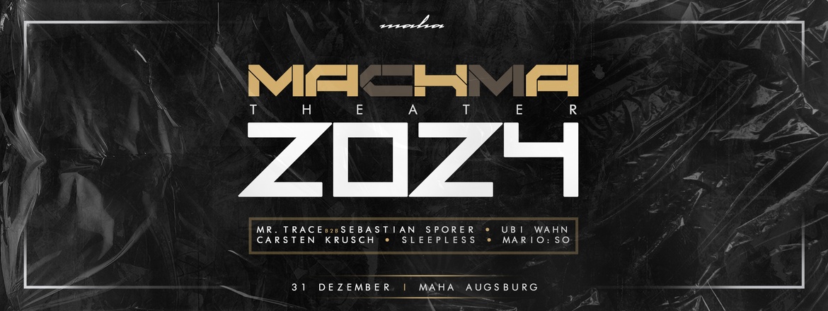 MAHA goes 2024 mit Ubi Wahn | MrTrace b2b Sebastian Sporer | Sleeplezz | Mario:so | Carsten Krusch