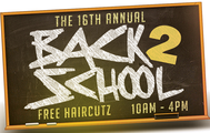 16th Annual Back 2 School Haircutz (Register Here)