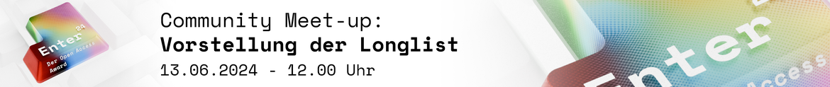 Community Meet-up - Vorstellung der Longlist