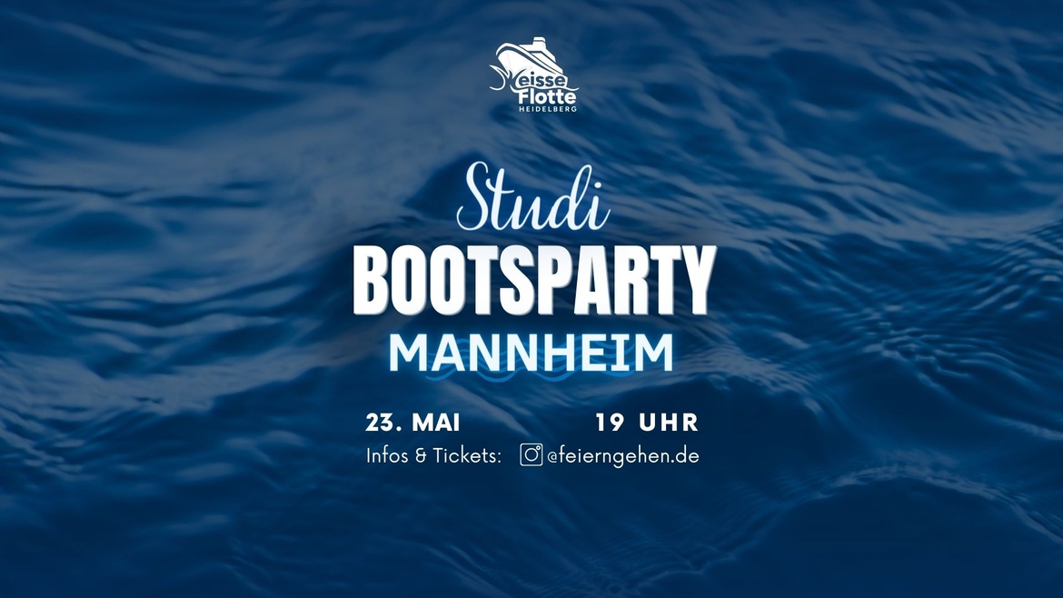 Studi Bootsparty Mannheim