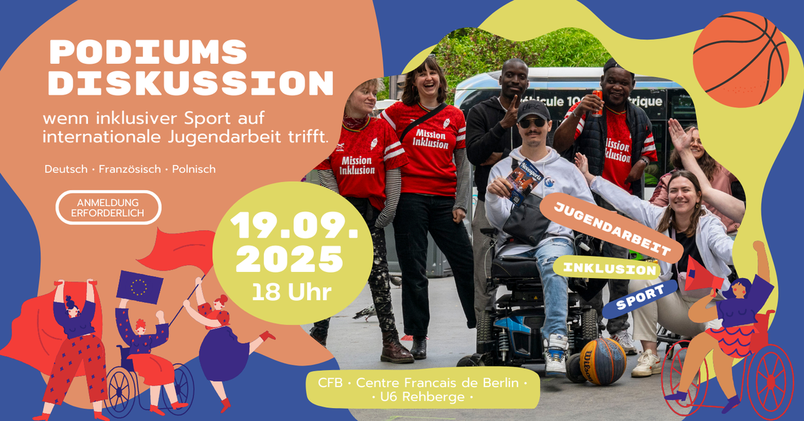 Podiumsdiskussion: wenn inklusiver Sport auf internationale Jugendarbeit trifft