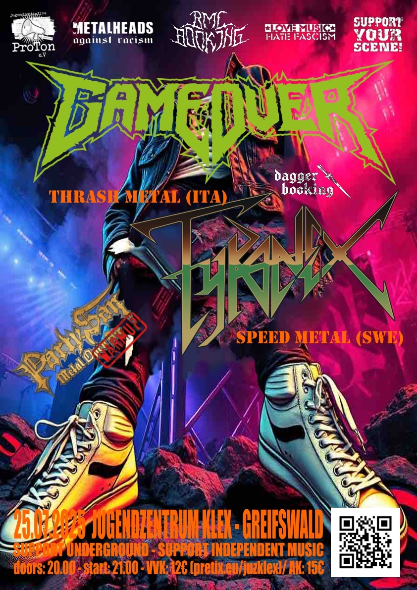 Party.san warm up w/ GAME OVER (ITA) & TYRANEX (Swe)