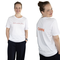 T-Shirt "Wunderbarer Mensch" in white mit orangefarbigem Druck + OAMN Logo