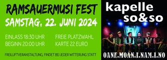 Musik OpenAir mit Kapelle So&So