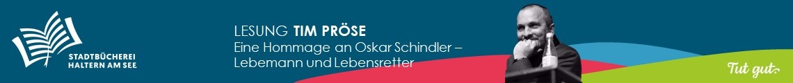 Lesung Tim Pröse: Eine Hommage an Oskar Schindler