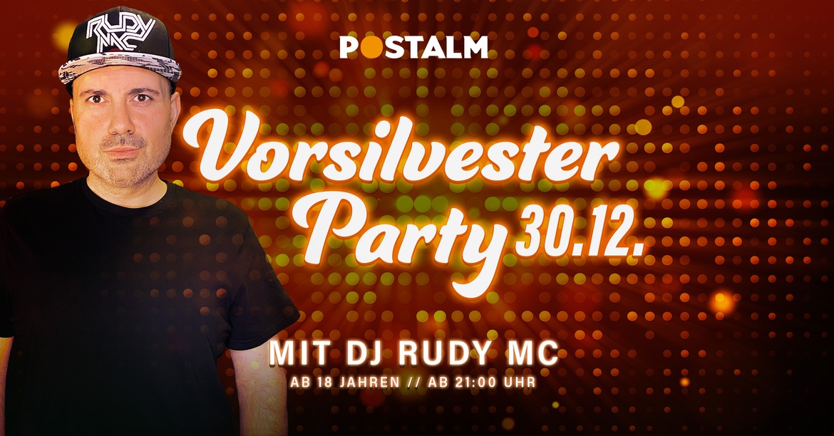 Vorsilvesterparty mit DJ RUDY MC